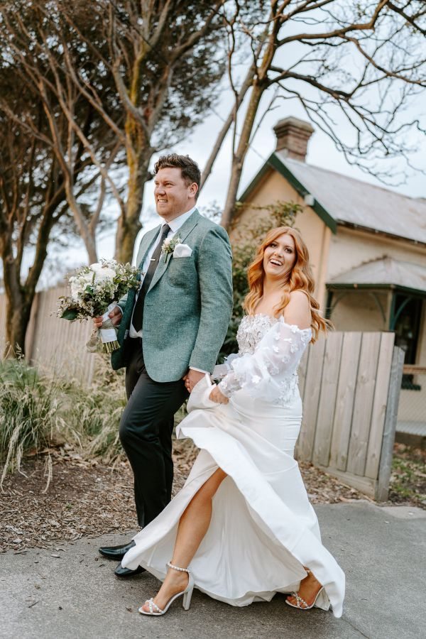 Steff and Nathan's wedding day in Mornington, frame 073