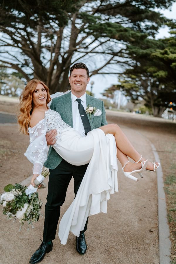 Steff and Nathan's wedding day in Mornington, frame 082