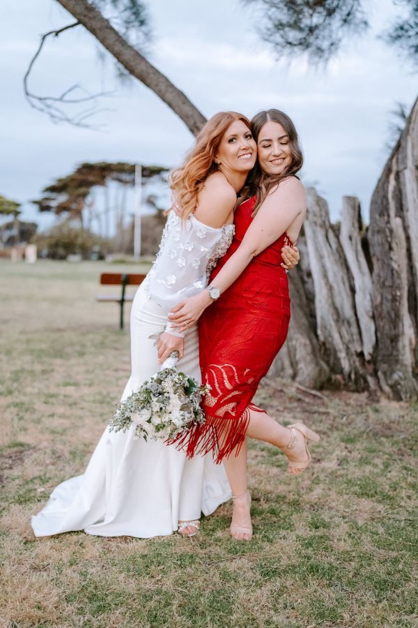 Steff and Nathan's wedding day in Mornington, frame 088