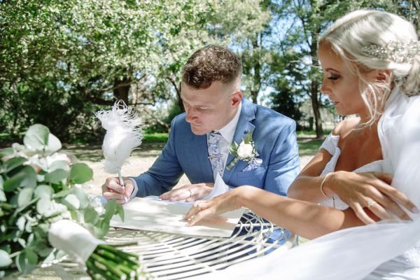 Jenna and Zach's wedding day in Boat Harbour, frame 118