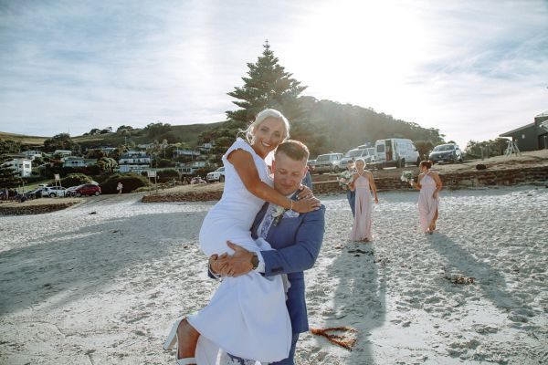 Jenna and Zach's wedding day in Boat Harbour, frame 202