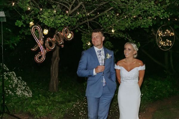 Wedding photograph 360 from Jenna and Zach's day at Boat Harbour Garden Cottages