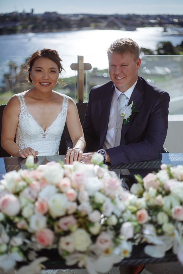 Trinh and Matt's wedding day in Burswood, frame 115
