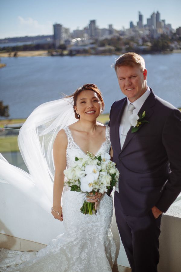 Trinh and Matt's wedding day in Burswood, frame 145