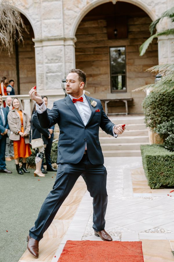 Curzon Hall wedding photo Marsfield