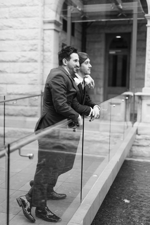 Curzon Hall wedding, Joshua and Matthew, frame 104