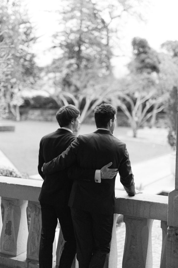 Curzon Hall wedding, Joshua and Matthew, frame 110