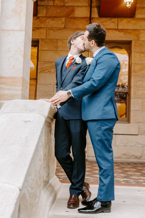 Curzon Hall wedding, Joshua and Matthew, frame 113
