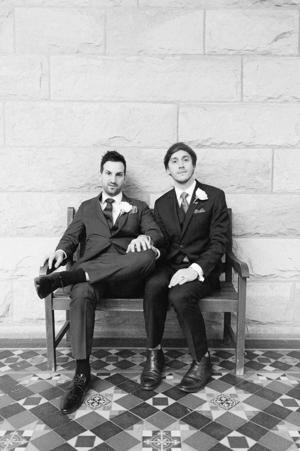 Curzon Hall wedding, Joshua and Matthew, frame 116