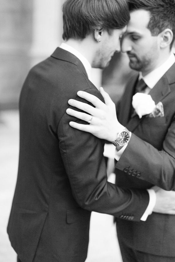 Curzon Hall wedding, Joshua and Matthew, frame 122
