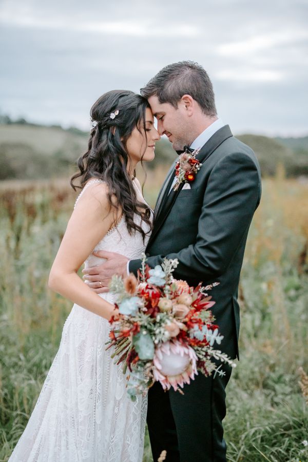 Nicola and Jack's wedding day in Tuerong, frame 034