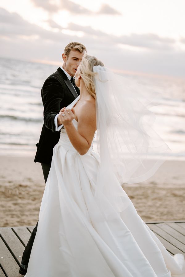 Wedding photograph 090 from Emmett and Karmen's day at Encore St Kilda Beach