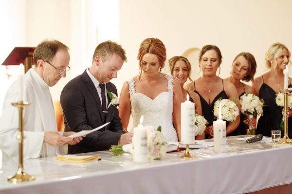 Jacquie and Steve's wedding day in St Kilda, frame 112