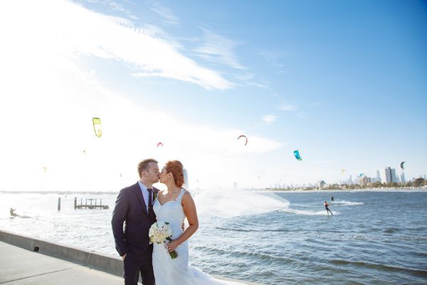 Encore St Kilda Beach wedding, Jacquie and Steve, frame 188