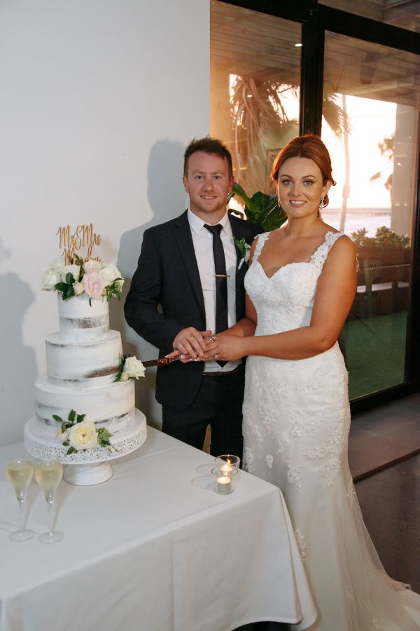 Jacquie and Steve's wedding day in St Kilda, frame 256