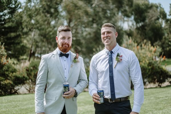 Lyndsay and Jared's wedding day in Strath Creek, frame 019