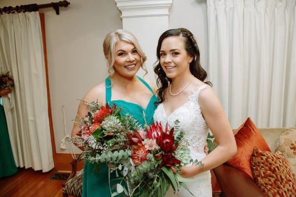 Lyndsay and Jared's wedding day in Strath Creek, frame 070