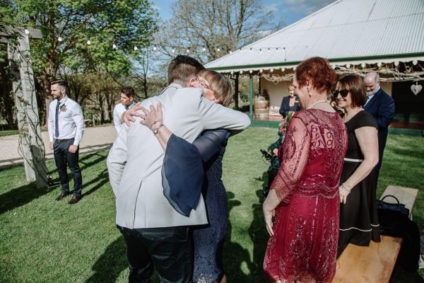 Lyndsay and Jared's wedding day in Strath Creek, frame 136