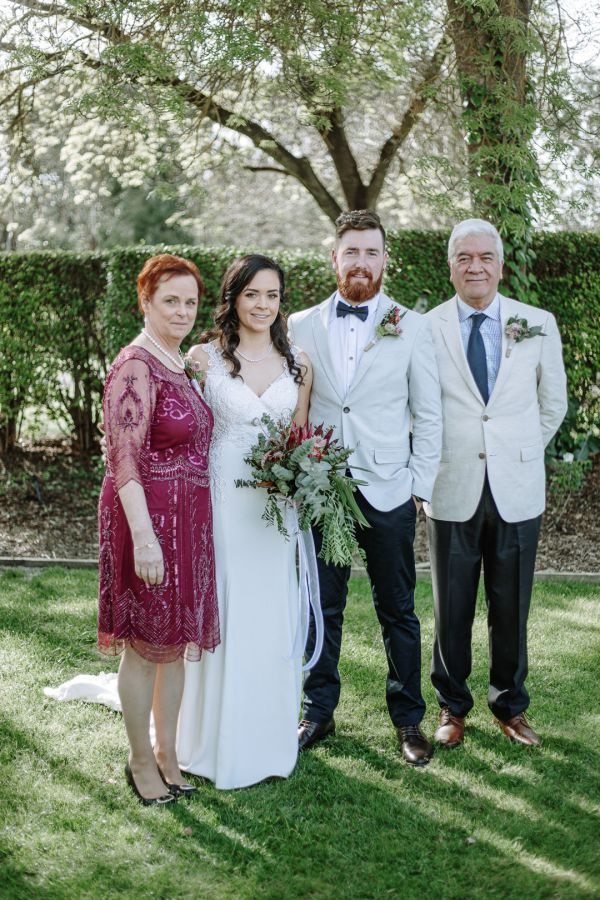 Lyndsay and Jared's wedding day in Strath Creek, frame 160