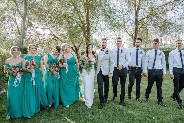 Lyndsay and Jared's wedding day in Strath Creek, frame 169