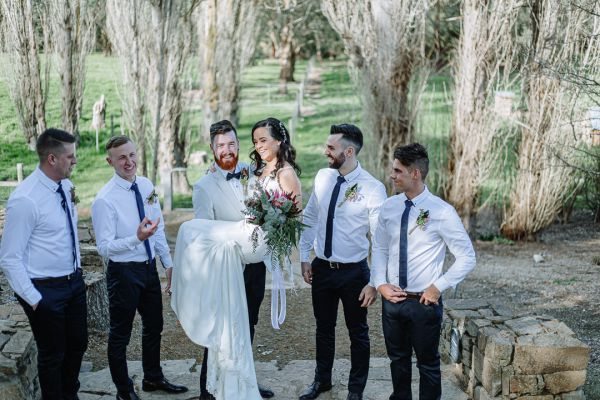 Lyndsay and Jared's wedding day in Strath Creek, frame 178