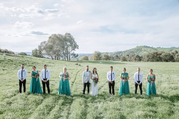 Lyndsay and Jared's wedding day in Strath Creek, frame 190