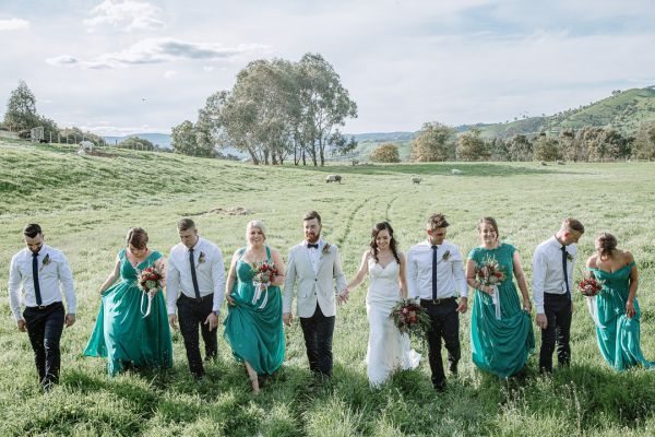 Lyndsay and Jared's wedding day in Strath Creek, frame 193