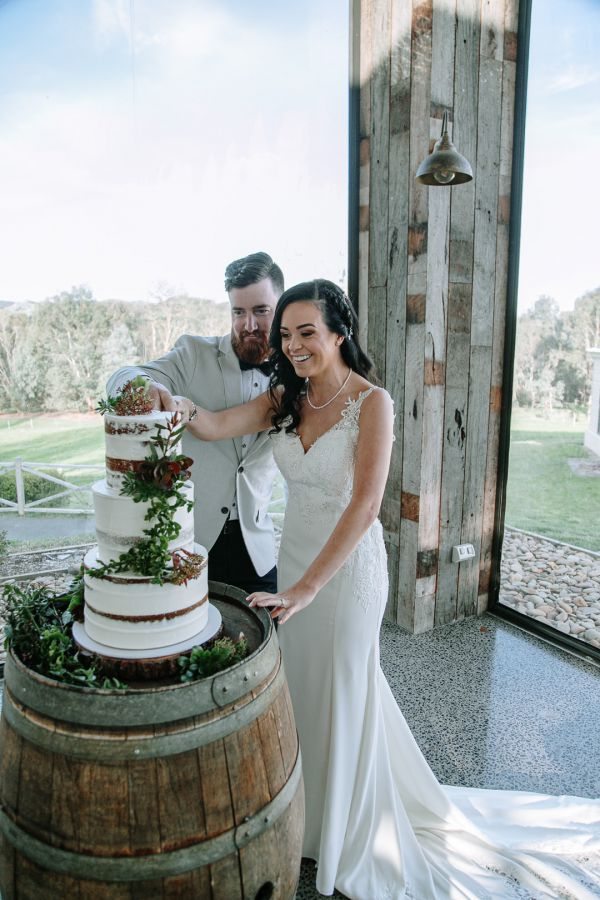 Lyndsay and Jared's wedding day in Strath Creek, frame 253