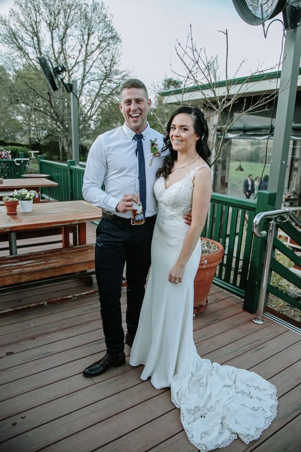 Lyndsay and Jared's wedding day in Strath Creek, frame 304