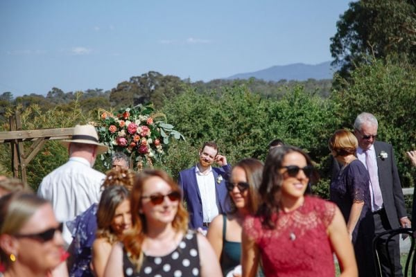 Leah and Daniel's wedding day in Kangaroo Ground, frame 103