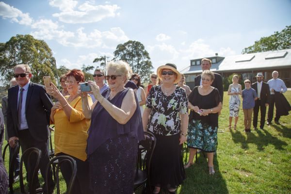 Leah and Daniel's wedding day in Kangaroo Ground, frame 124