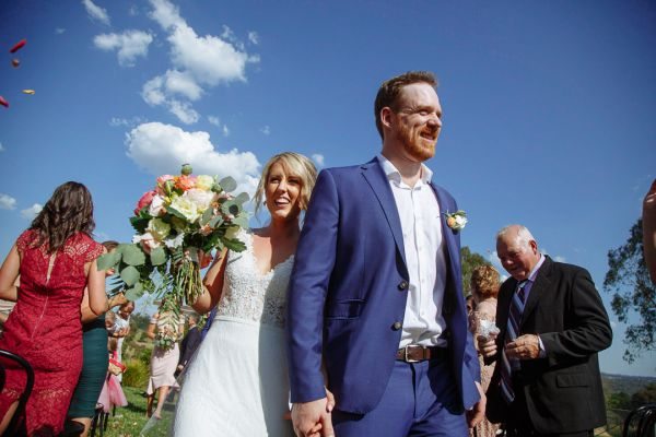 Leah and Daniel's wedding day in Kangaroo Ground, frame 154