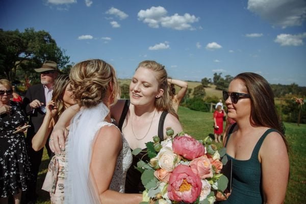 Leah and Daniel's wedding day in Kangaroo Ground, frame 163