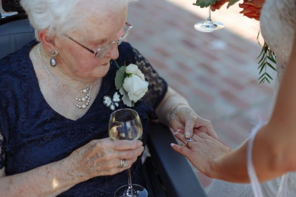 Leah and Daniel's wedding day in Kangaroo Ground, frame 181