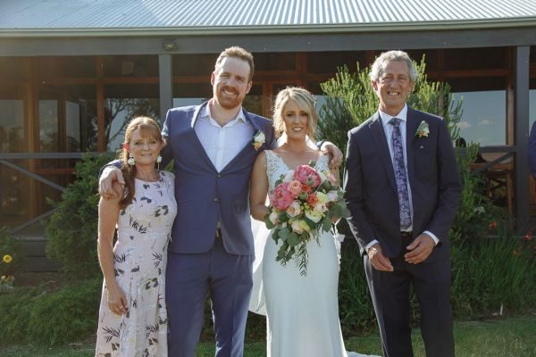 Leah and Daniel's wedding day in Kangaroo Ground, frame 199