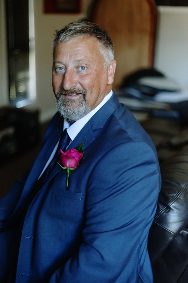 Tania and Jamie's wedding day in Kings Meadows, frame 016