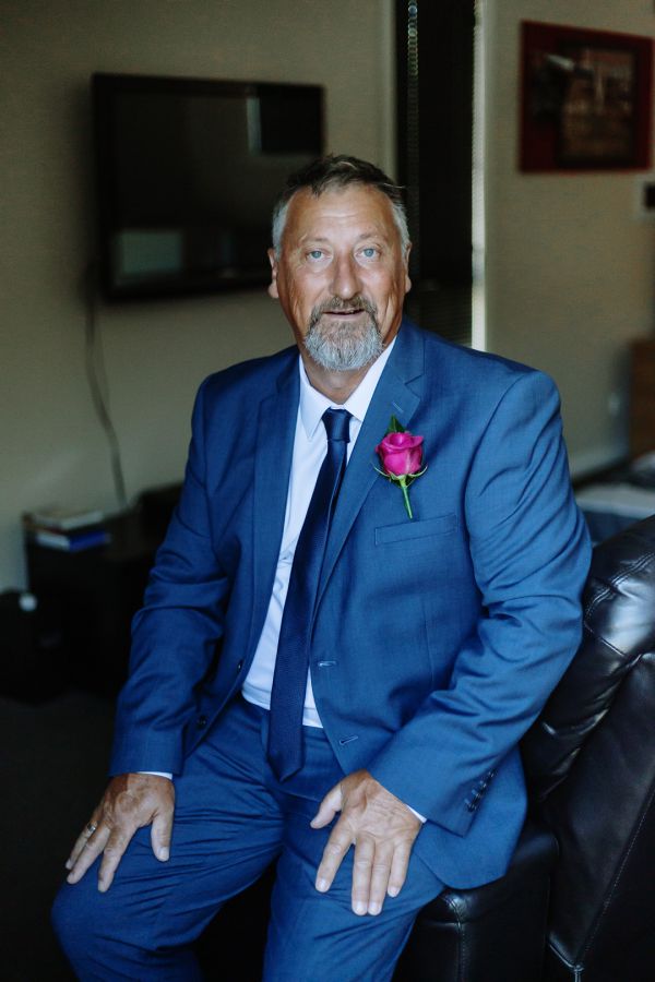 Launceston Golf Club wedding, the couple, frame 017