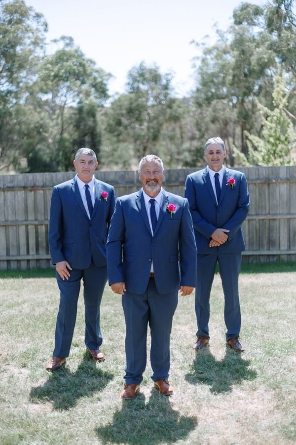 Tania and Jamie's wedding day in Kings Meadows, frame 019