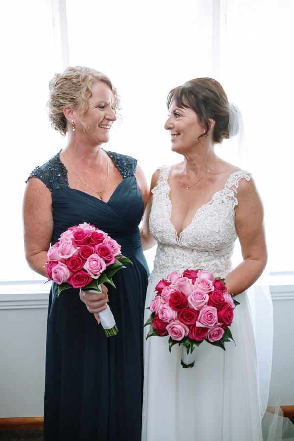 Tania and Jamie's wedding day in Kings Meadows, frame 046