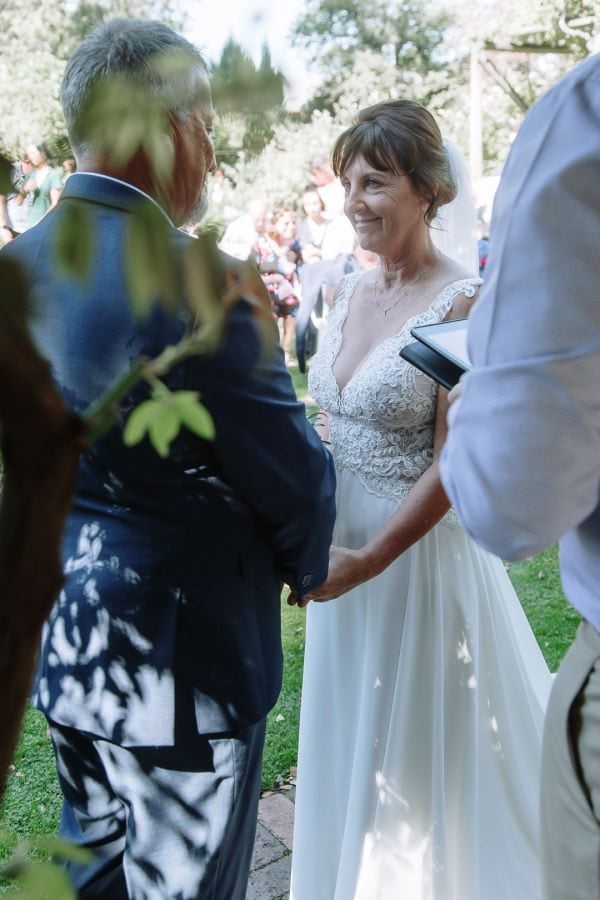 Tania and Jamie's wedding day in Kings Meadows, frame 100