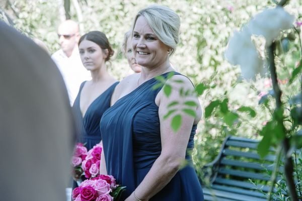 Tania and Jamie's wedding day in Kings Meadows, frame 103