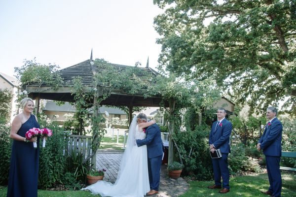 Tania and Jamie's wedding day in Kings Meadows, frame 115