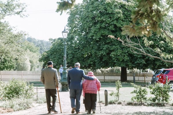 Tania and Jamie's wedding day in Kings Meadows, frame 166