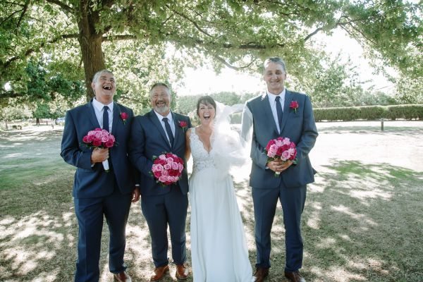 Launceston Golf Club wedding, the couple, frame 194