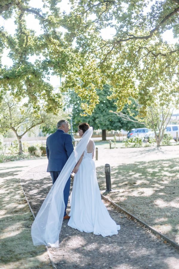 Launceston Golf Club wedding, the couple, frame 197