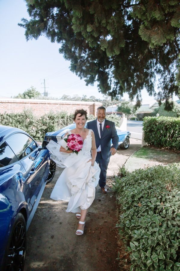 Launceston Golf Club wedding, the couple, frame 212