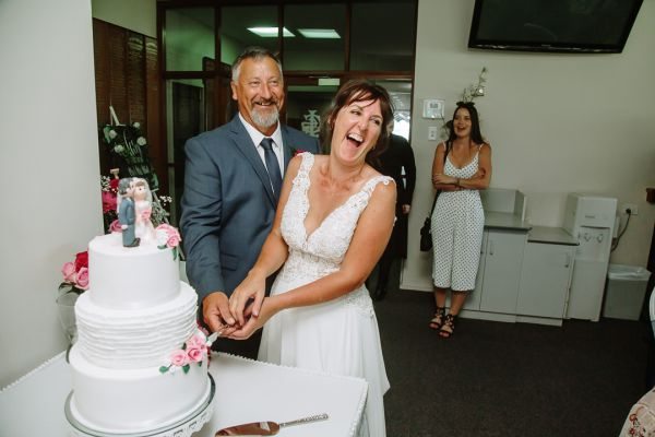Launceston Golf Club wedding, the couple, frame 233