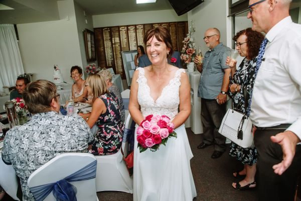 Launceston Golf Club wedding, the couple, frame 236