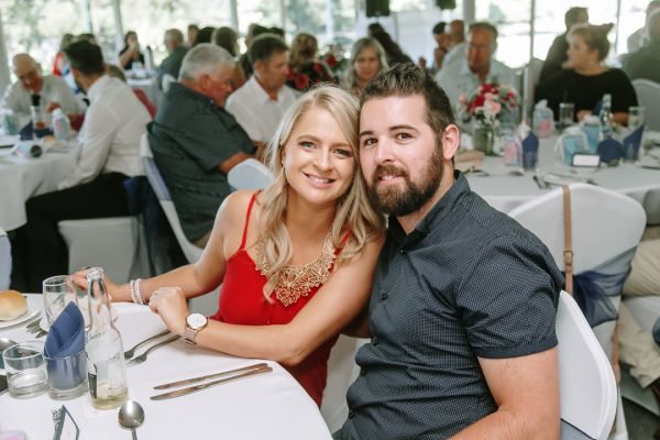 Launceston Golf Club wedding, the couple, frame 239