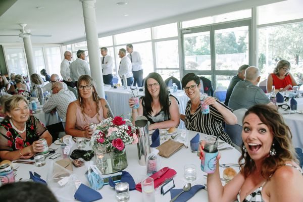 Tania and Jamie's wedding day in Kings Meadows, frame 253